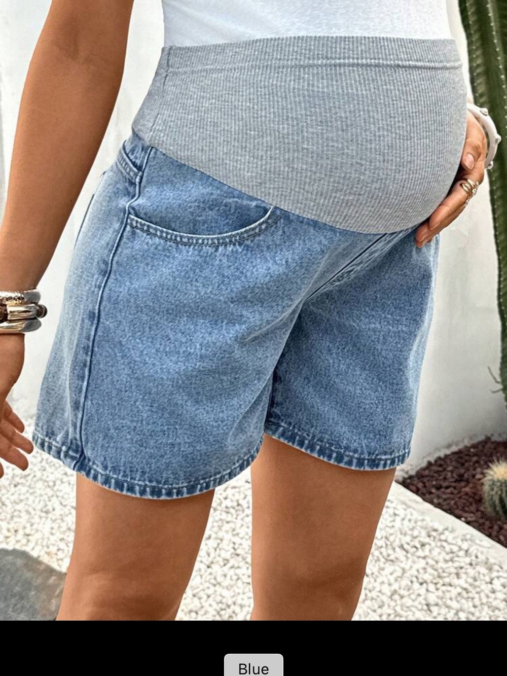 Maternity Denim Shorts